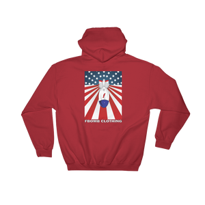 Modern Patriot flaviomandriola Dark Colored Hooded Sweatshirt