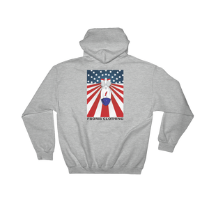 Modern Patriot flaviomandriola Light Colored Hooded Sweatshirt